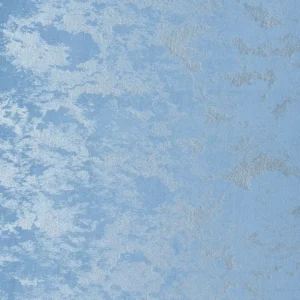 Avalon Embossed Velvet Mid Blue