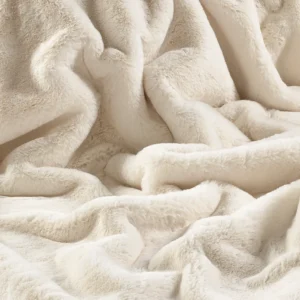 Soft Faux Fur Cream