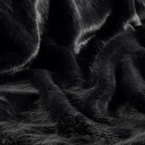 London Faux Fur Black