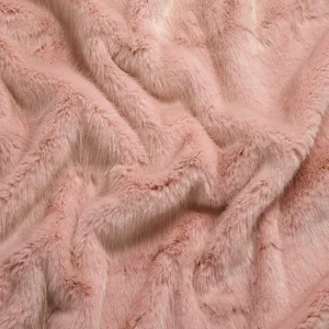 London Faux Fur Dusky Pink