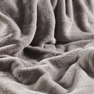 Soft Faux Fur Grey