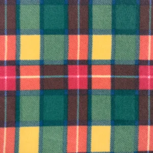 Dark Check Printed Fleece